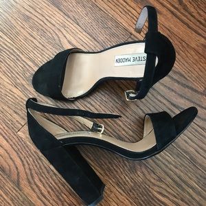 Steve Madden Black Heels Size 7.5